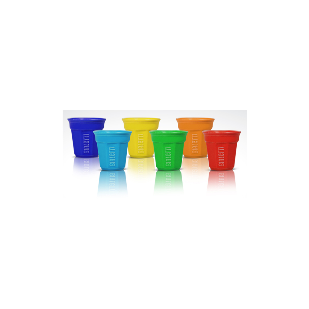 [JEY0TZ500] Espressobecher-Set farbig, 6-tlg.