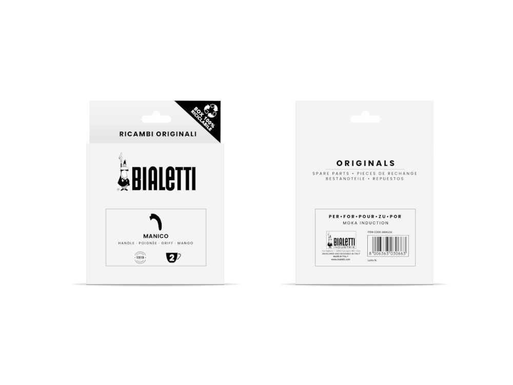 [JE0800232] Griff für neue Moka Induktion (2 Tassen)