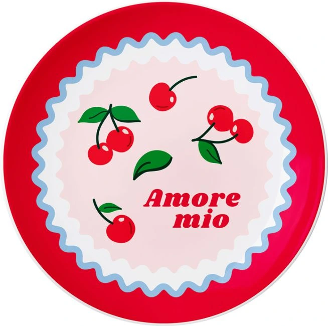 [JEPFRUIT020] Mercato Della Frutta Dessertteller Ø 20 cm, Kirsche