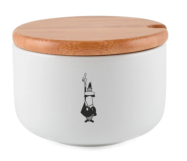 [JEY0TZ102] Zuckerdose mit Bambusdeckel 280g