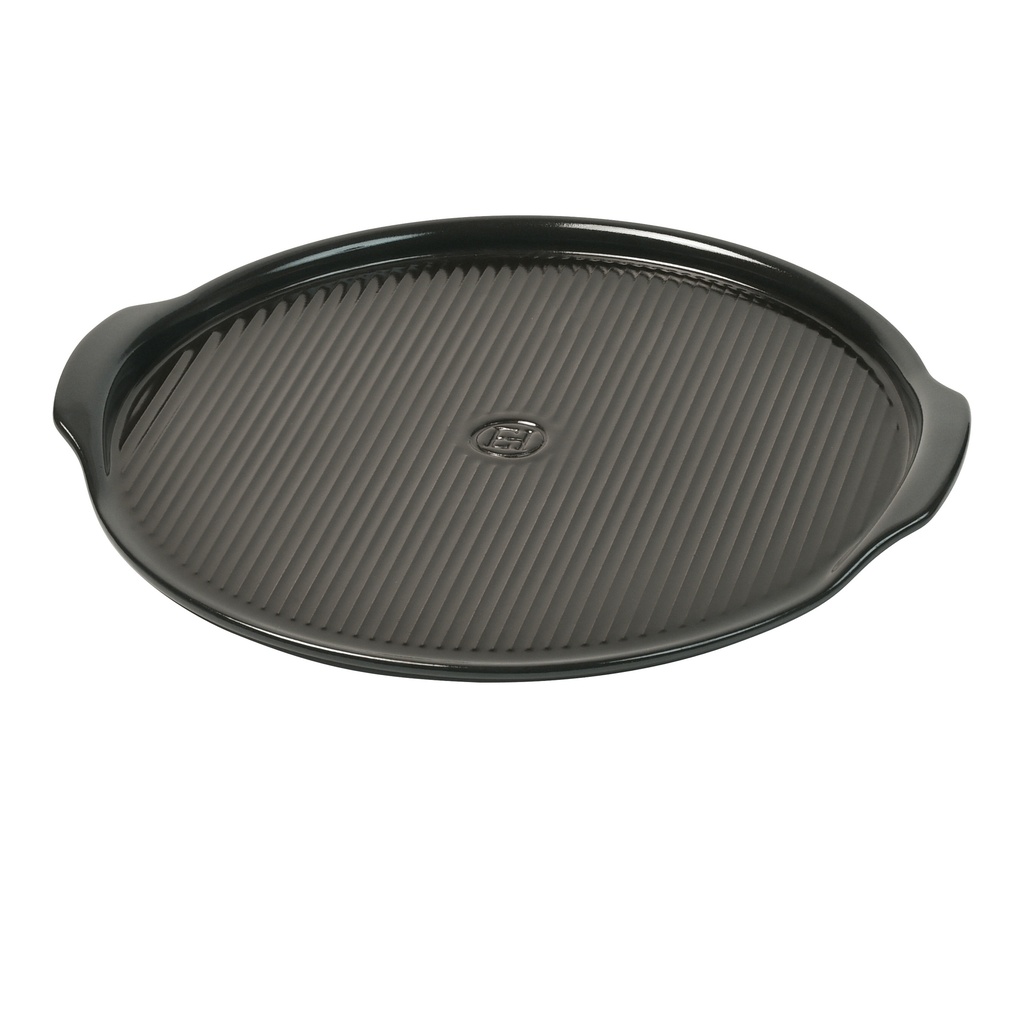 Pizzastein 40 cm geriffelt