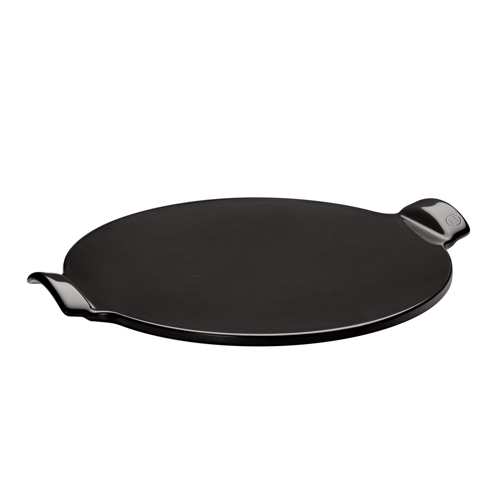 [EH79-7514] Pizzastein 40 cm glatt (Kohle.)