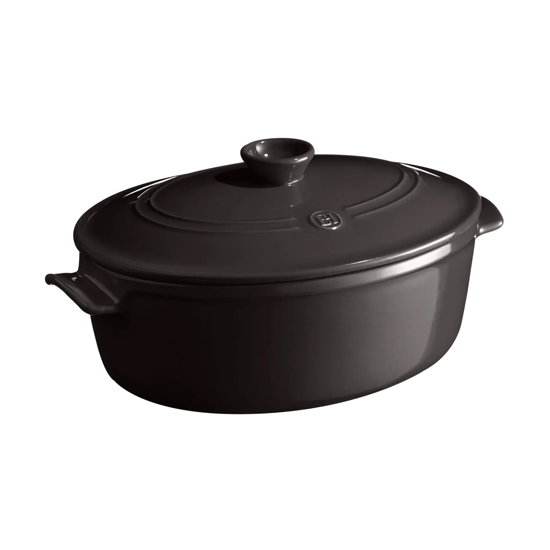 [EH79-4560] Schmortopf oval 5,9 l (Kohle.)