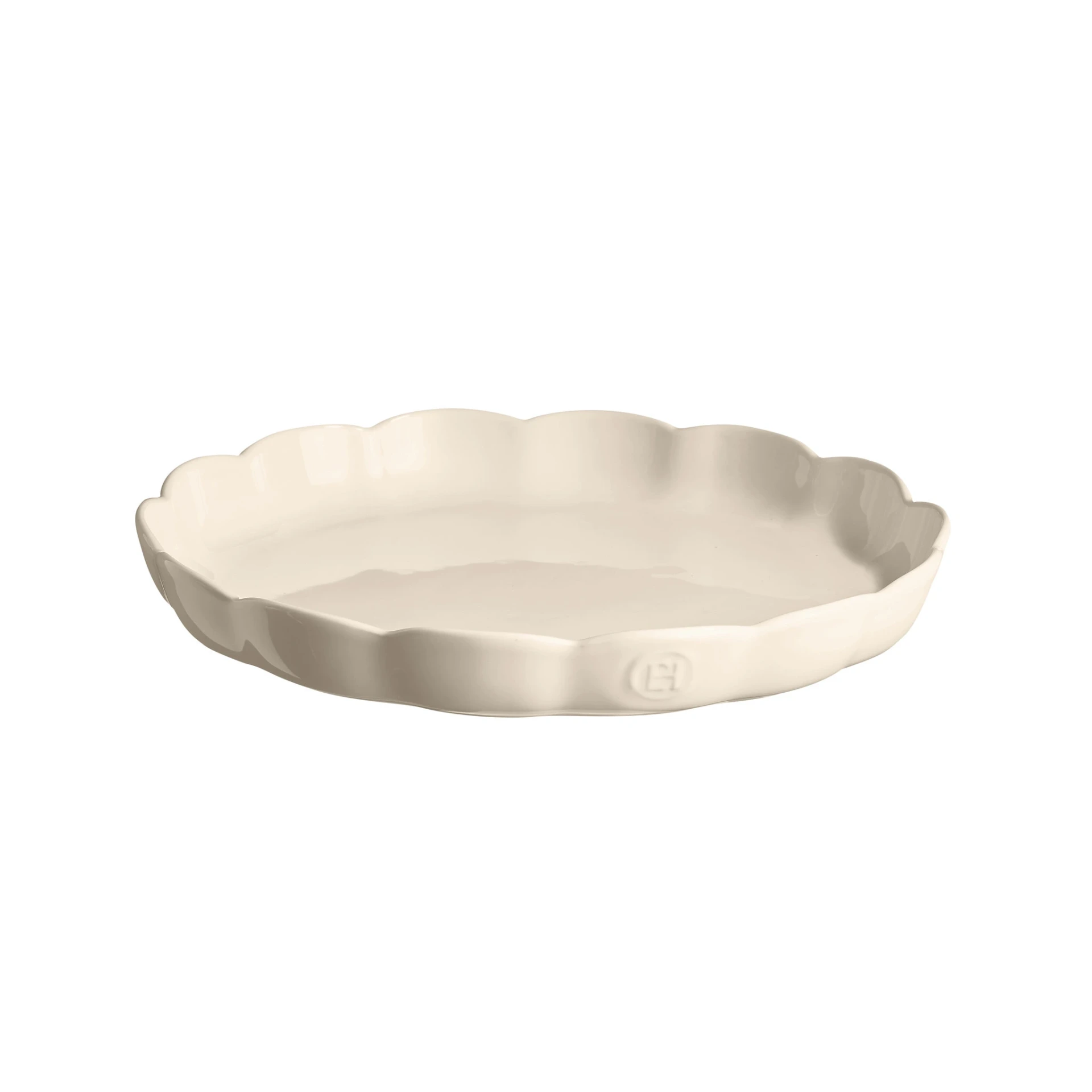 [EH02-6053] Tarteform Madeleine rund 31x4cm (Lehm.)