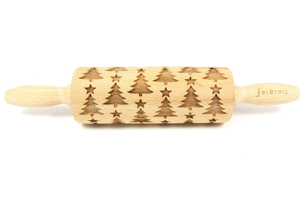 [FR051038] Nudelholz Weihnachtsbaum (Junior (23 cm))