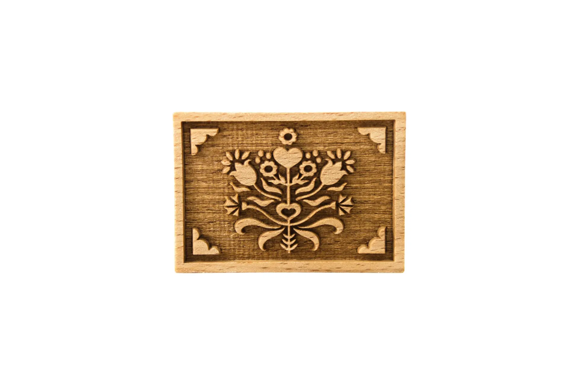 [FR054428] Stempel Blume rechteckig