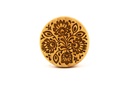 Stempel Blumen rund
