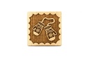 Stempel Handschuhe quadratisch