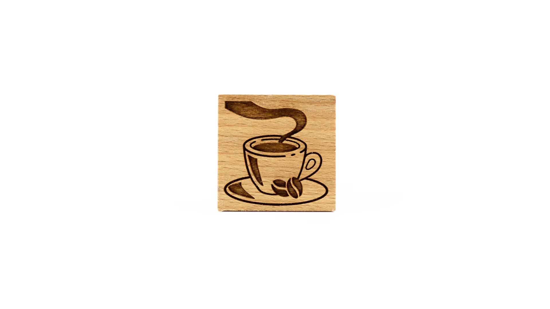 Stempel Kaffee quadratisch