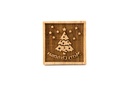 Stempel Merry Christmas quadratisch