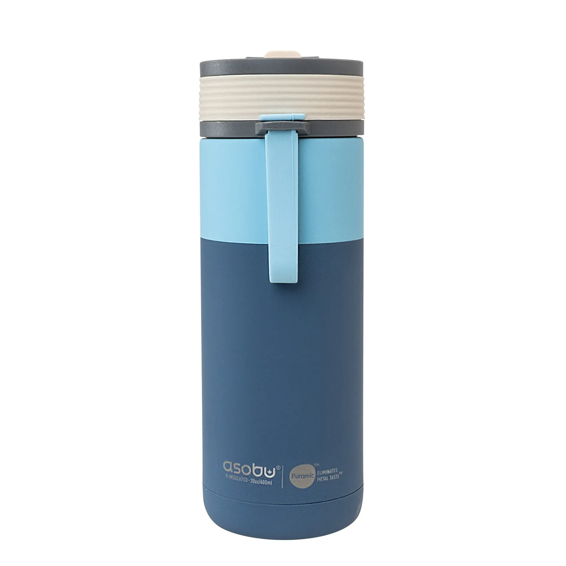 [ASBF27PB] Isolierflasche Aspen 600ml Puramic (Pastellblau.)